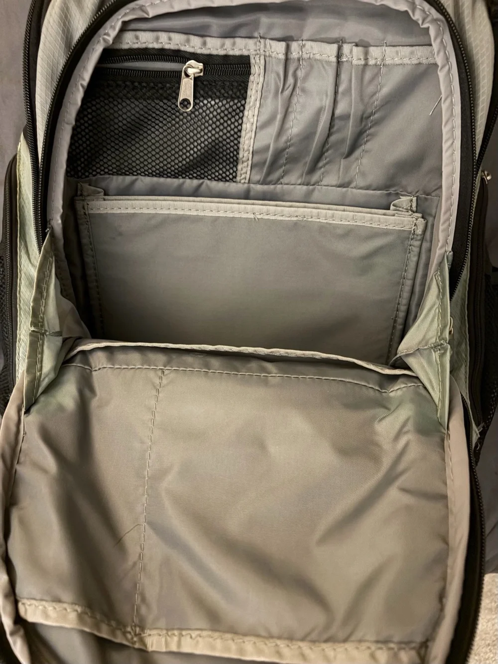 Dell Pro 15 Laptop Backpack Black Gray Computer Big Bag Travel School Padded
